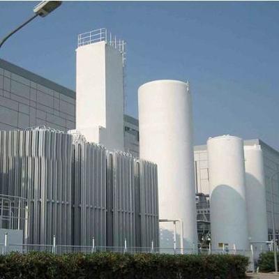 خزان تخزين مبرد رأسي 1000 لتر - 5000 لتر للأكسجين السائل والنيتروجين