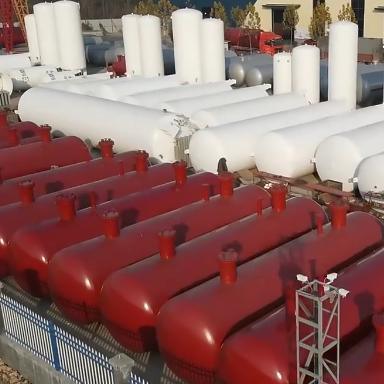 خزان التخزين المشع 5-200m3 سعة الأكسجين النيتروجين الأرجون