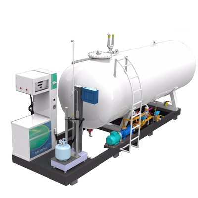 1000L LPG Gas Filling Station 40cbm ، 2.5Mpa Auto LPG Filling Stations