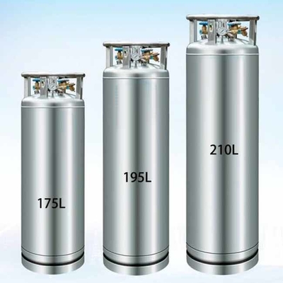 1.4mpa Cryogenic Dewar Cylinder 195L Liquid Nitrogen Self الضغط