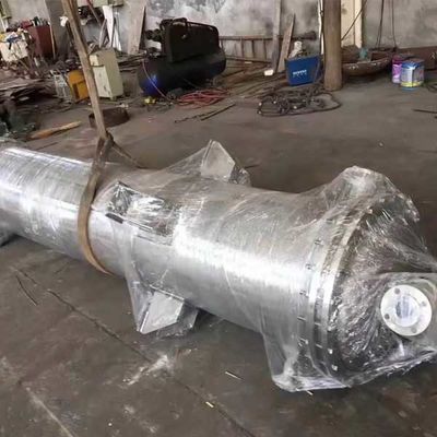 10 بار 16 بار أنبوب مزدوج ورقة مبادل حراري SS304 المرجل