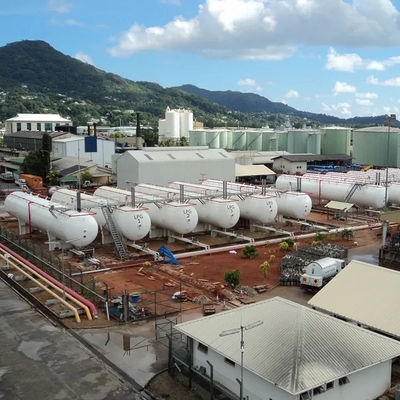 خزان تخزين غاز البترول المسال من الفولاذ الكربوني سعة 100cbm