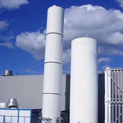 خزان تخزين مبرد رأسي 1000 لتر - 5000 لتر للأكسجين السائل والنيتروجين