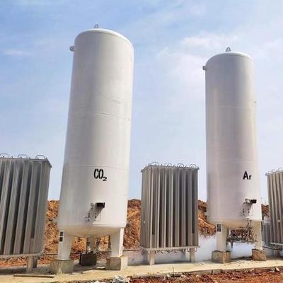 50 م3 خزان تخزين مشحون للغاز الطبيعي المسال، من -196 درجة مئوية إلى 40 درجة مئوية، معتمد من قبل ASME