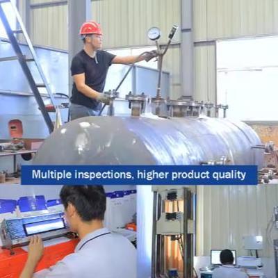 خزان التخزين المشع 5-200m3 سعة الأكسجين النيتروجين الأرجون