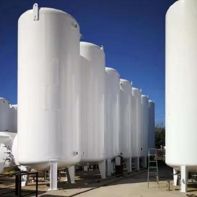 خزان تخزين مبرد من الفولاذ المقاوم للصدأ ASME سعة 50 متر مكعب، 8 بار