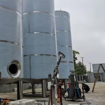 خزان تخزين الغاز الطبيعي المسال بسعة 50 متر مكعب ونطاق ضغط 0.5-25 بار