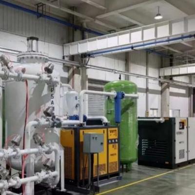 مولد نيتروجين PSA لإنتاج الزجاج بنسبة نقاء 99.999%، 90 متر مكعب/ساعة، مع نقطة ندى ≤-40℃