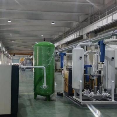 مولد نيتروجين PSA لإنتاج الزجاج بنسبة نقاء 99.999%، 90 متر مكعب/ساعة، مع نقطة ندى ≤-40℃
