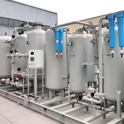 مولد الأكسجين PSA الخاص بالمستشفى مع نظام تحكم PLC وبناء الفولاذ المقاوم للصدأ لتوفير الأكسجين الطبي