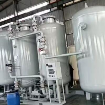 مولد النيتروجين 60Nm3/hr 99.99% نقاء PSA مع ضغط الخروج 16bar لقطع الفولاذ المقاوم للصدأ