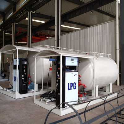 1000L LPG Gas Filling Station 40cbm ، 2.5Mpa Auto LPG Filling Stations