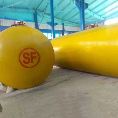 خزانات تخزين الزيت السائبة الساكنة تحت الأرض مدفونة ومضادة للتآكل 10 م 3