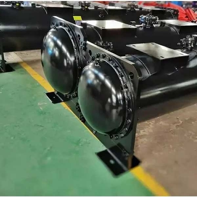 مبادل حراري ذو أنبوب مزدوج لولبي 4.0m3 / H 8.0m3 / H مكثف أنبوبي