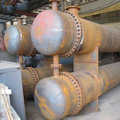 مكثف أنبوب مزدوج 150 درجة 11.6kw مبادل حراري ISO