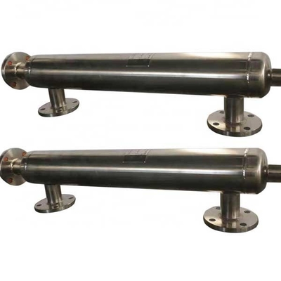 12 بار مبادل حراري وعاء 1.0mpa SS304 أنبوب مزدوج مكثف