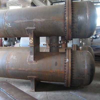 7.5kw أنبوب مزدوج مبادل حراري 0.8-2.0 مم مكثف بخار